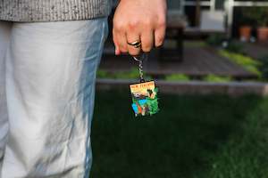 Silicone NZ Keyring