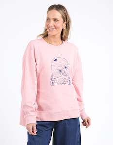 Coats Jackets: Sketch Crew Blush