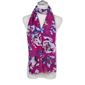 Hats Scarves: Ivy's Floral Scarf