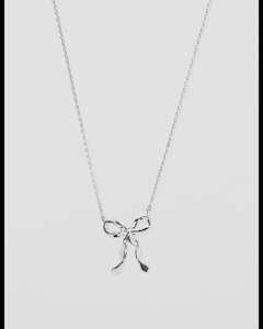 Ribbon Bow Necklace