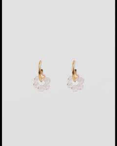 Jewellery: Resin Flower Hoops