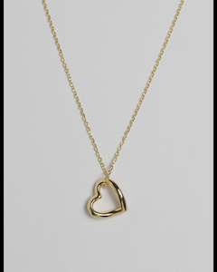 Outline Heart Necklace