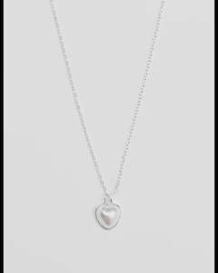 Jewellery: Pearl Heart Necklace