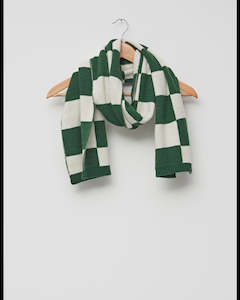 Knitted Check Scarf