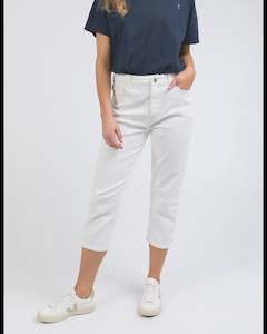 Pants Skirts: Mollie Capri White