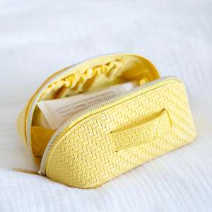 Herringbone Beauty Bag Small