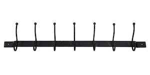 French Country: Black Metal Hook