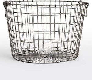 French Country: Wire Oval  Basket