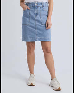 Pants Skirts: Atlas Denim Skirt