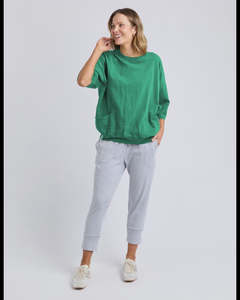 Tops: Maizie Sweat Turquoise
