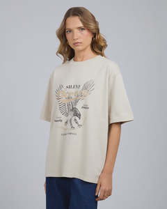 Tops: Dystopia Tee Chalk