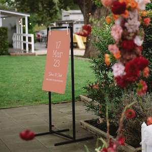 Custom Wedding Welcome Signage