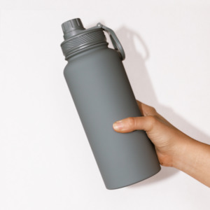 Frontpage: Charcoal Custom Bottle