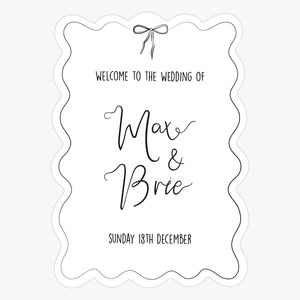 Brie Welcome Sign