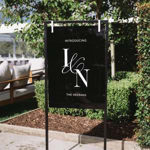 Custom Acrylic Wedding Welcome Signage