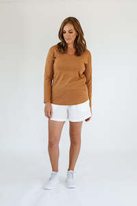 Longsleeve T Shirt: LONGSLEEVE | RUST