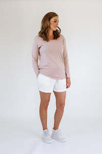Longsleeve T Shirt: LONGSLEEVE | BLUSH