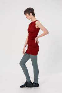 with: onure-silk-mini-dress-brick: Piper Silk Cashmere Leggings