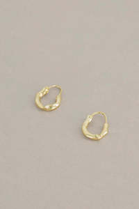 Mars Offical: Mars Official Rhodo Hoops Gold