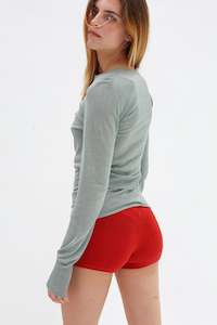 Final Sale: Waves Cashmere Cotton Shorts