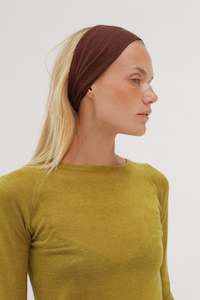 Rei Silk Cashmere Band - Carob