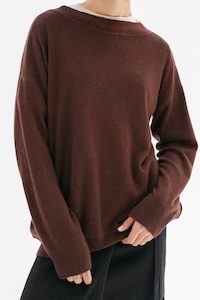 BB Cashmere Jumper - Carob