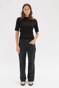 Slider Cotton Pants - Black