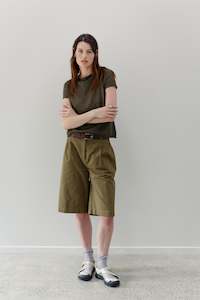 Products: Maverick Cotton Shorts - Green Tea