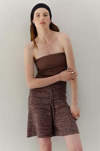 Opio Silk Cashmere Top - Mocha