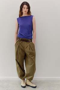 Jaker Cotton Pants - Green Tea