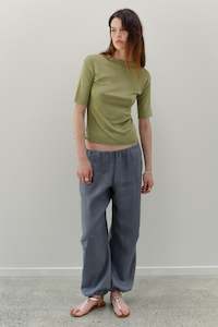 All: Ming Linen Pants - Slate
