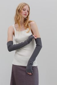 All: Deda Cashmere Gloves - Marl Grey