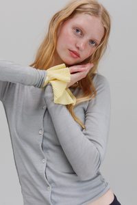 All: Shiki Silk Cashmere Cuffs - Butter