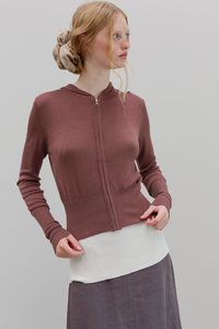 All: Wes Silk Cotton Hoodie - Sumac