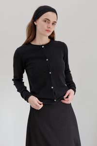 Chimes CASHMERE Cardigan - Black