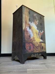 Furniture: Hand-Painted Dresser – A Moment in Time