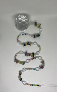 Hanging Crystal-Rainbow Fluorite