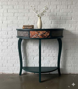 Furniture: Half Circle Hall Table