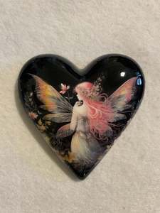 Decoupaged  Hanging Heart