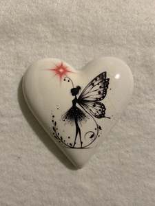 Decoupaged  Hanging Heart