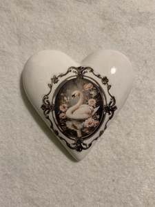 Decoupaged  Hanging Heart