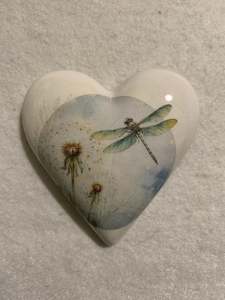 Decoupaged  Hanging Heart