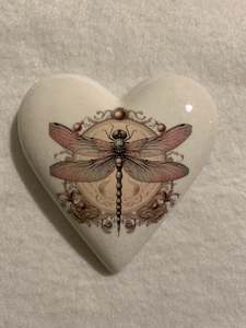 Decoupaged  Hanging Heart