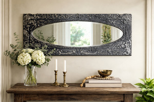 Gothic Oval Mirror