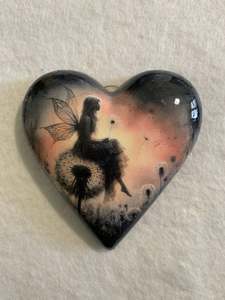 Decoupaged  Hanging Heart