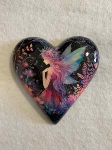 Decoupaged  Hanging Heart