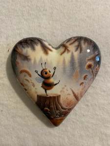 Decoupaged  Hanging Heart