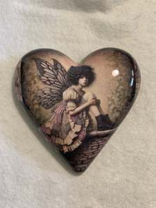 Decoupaged  Hanging Heart