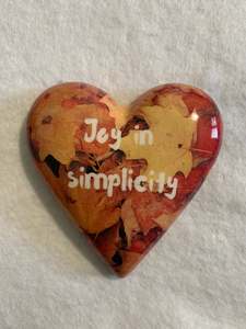 Decoupaged  Hanging Heart