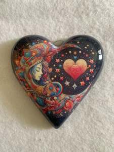 Decoupaged  Hanging Heart